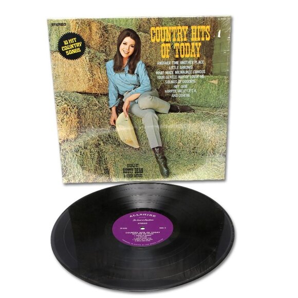 Vintage Country Hits Of Today Vinyl Record 1969 Retro Folk Country Music - Picture 1 of 6